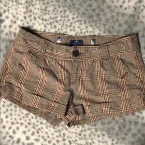 American eagle brown shorts size size 4